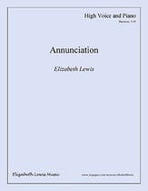 Annunciation (High Key) Vocal Solo & Collections sheet music cover